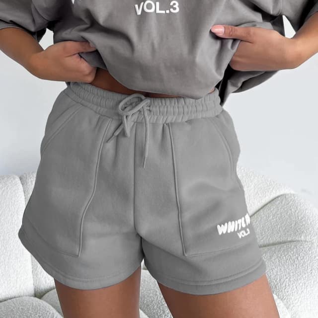 Shorts White Fox grises