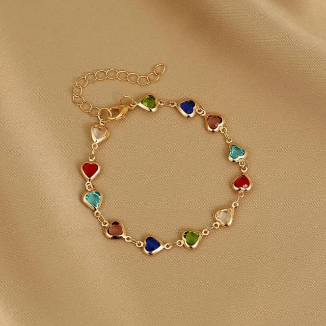 Pulsera de corazones