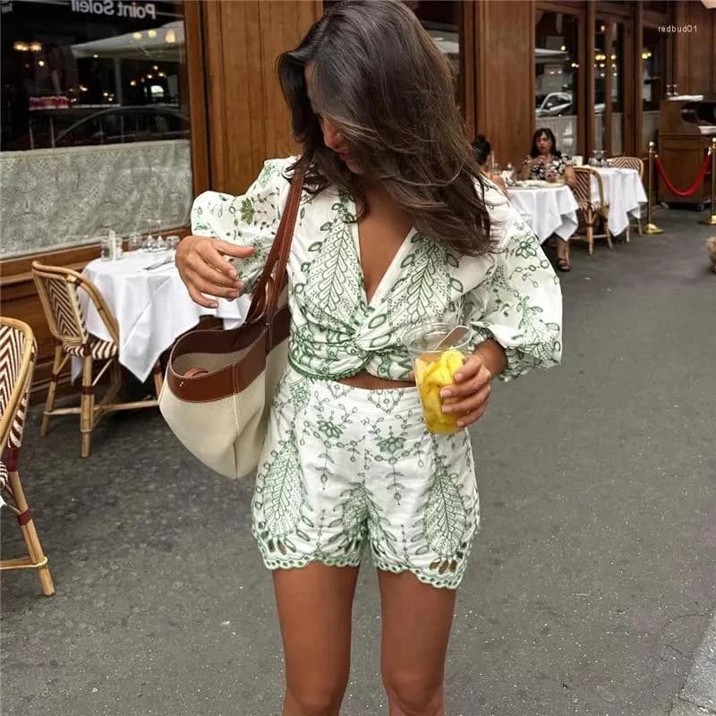 Product Conjunto verde floral