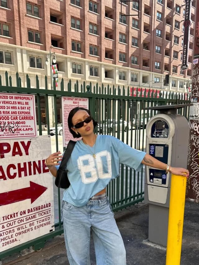 Street style T-Shirt blue