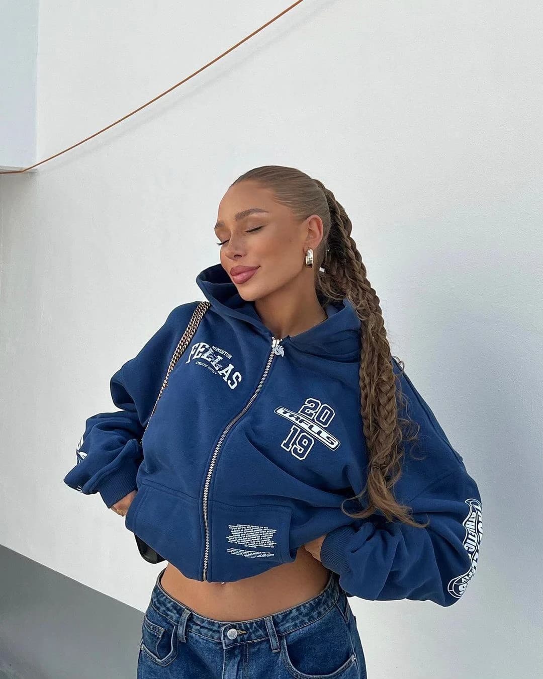 Product Sudadera street azul