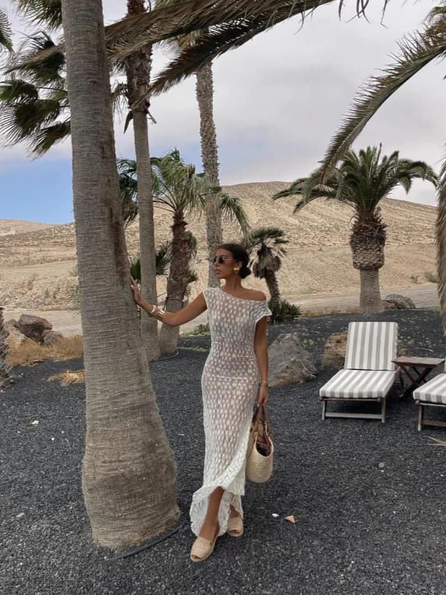 Vestido transparente