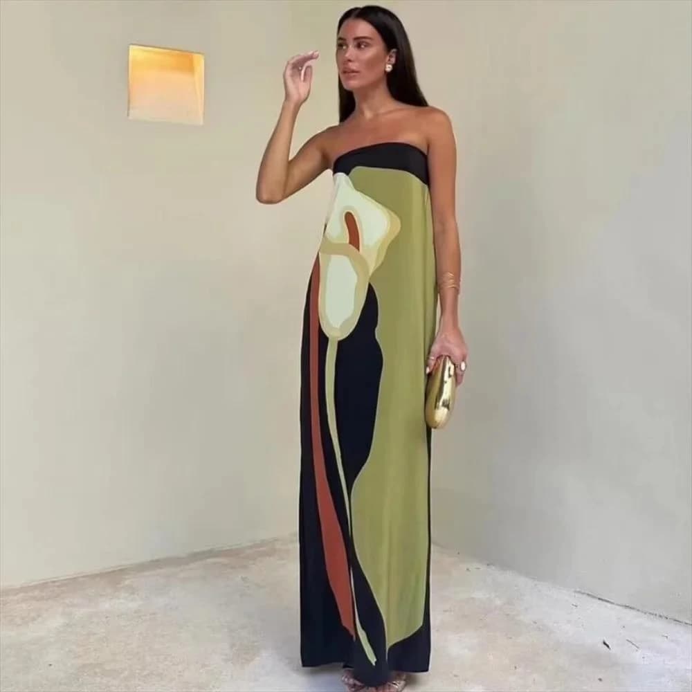 Product Vestido de tubo estampado