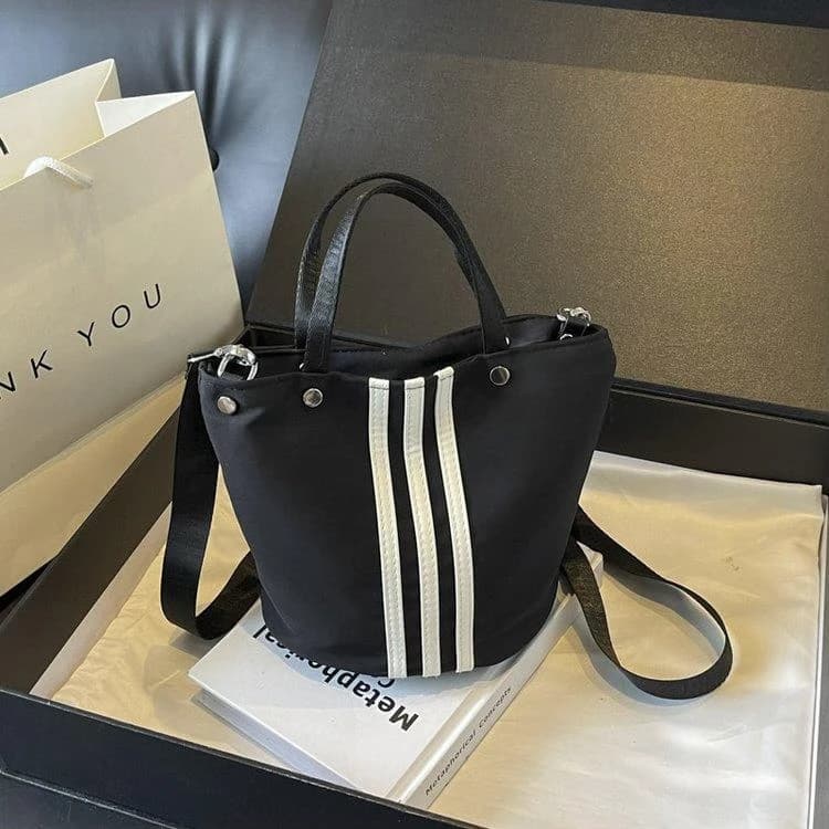 Product Bolso Tote con rayas