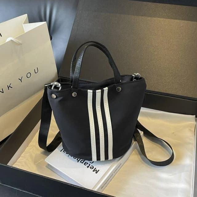 Bolso Tote con rayas