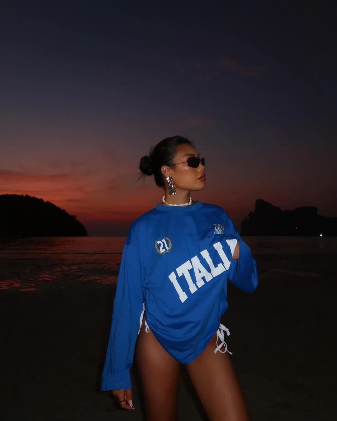 Product Sudadera azul Italia