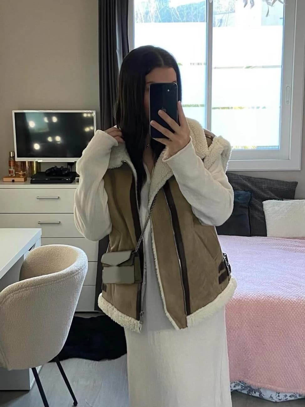 Product Chaqueta de chaleco marrón