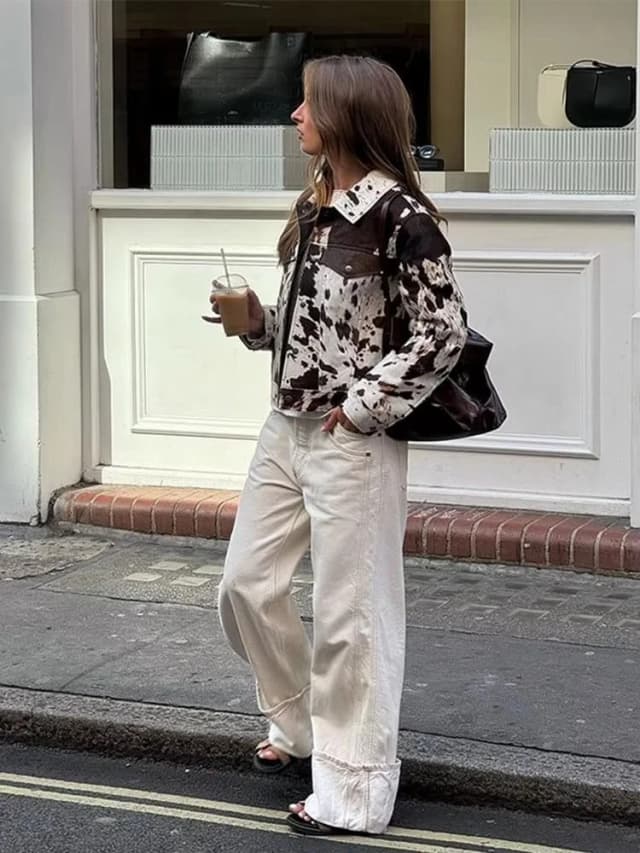 Cazadora animal print