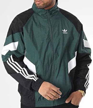 Product Cortavientos verde Adidas