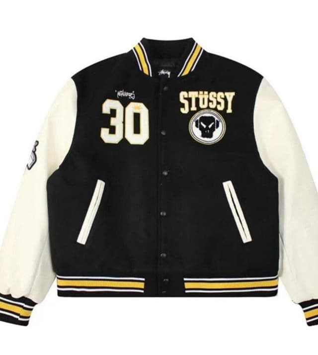 Chaqueta Universitaria Stüssy x Goldie Metalheadz 30
