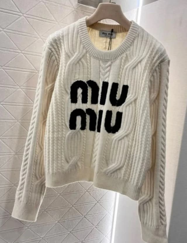 Jersey blanco Miu Miu