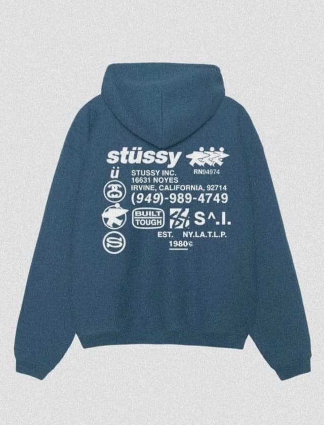 Sudadera Stüssy 1980 Azul