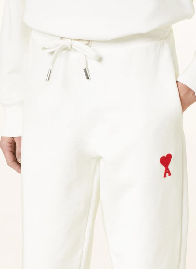 Pantalón de Chándal AMI Paris White Ami de Cœur