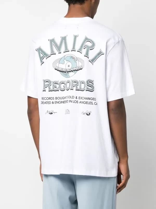 Camiseta estampada Amiri Global Records
