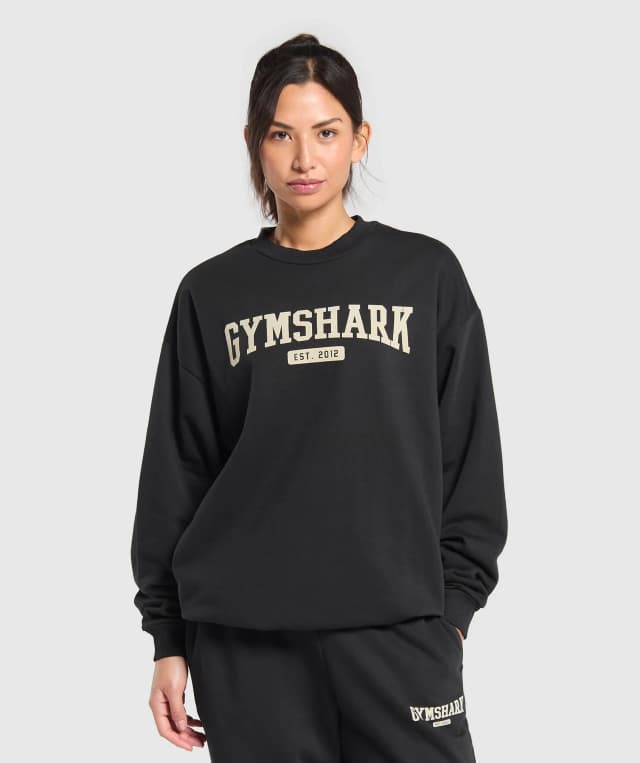Sudadera GymShark Collegiate Lifestyle Oversized