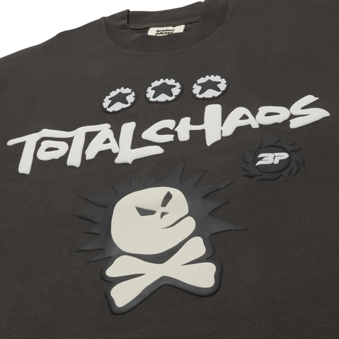 Product Broken Planet Total Chaos Soot Black T Shirt