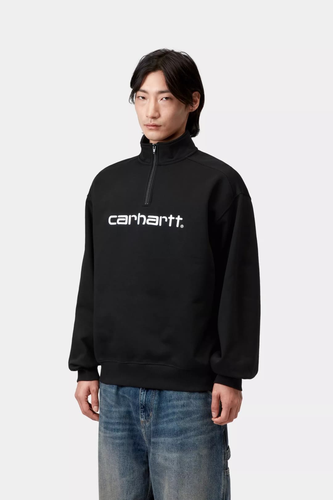 Product Carhartt Script Half Zip Sweatshirt