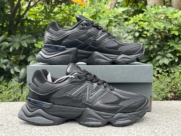 Product New Balance 9060 Triple Black Shoes U9060NRI